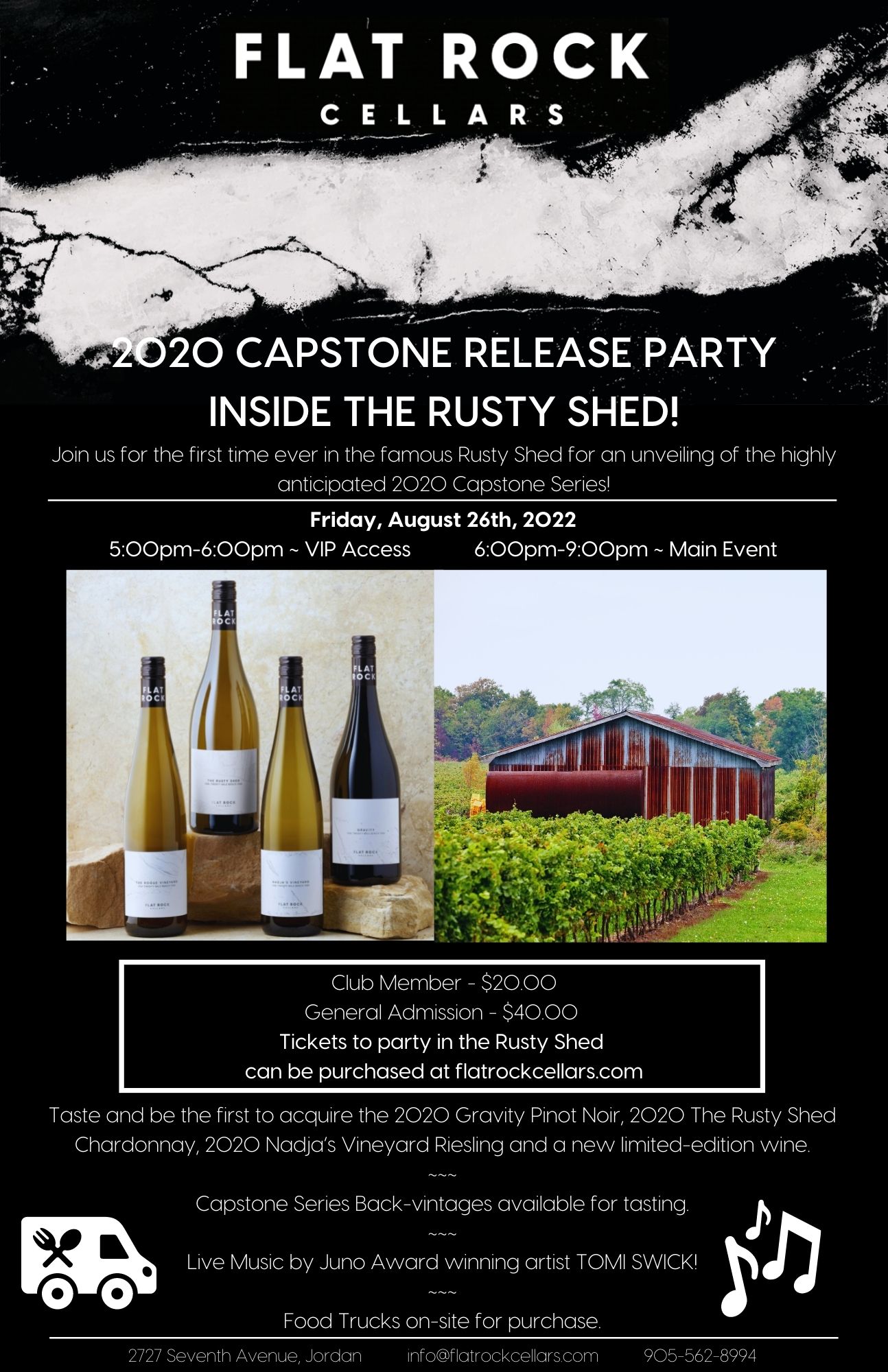 2020 CAPSTONE RELEASE PARTY Friday, August 26th, 2022 500pm-600pm _ VIP Access 600pm-900pm _ Main Event (2)