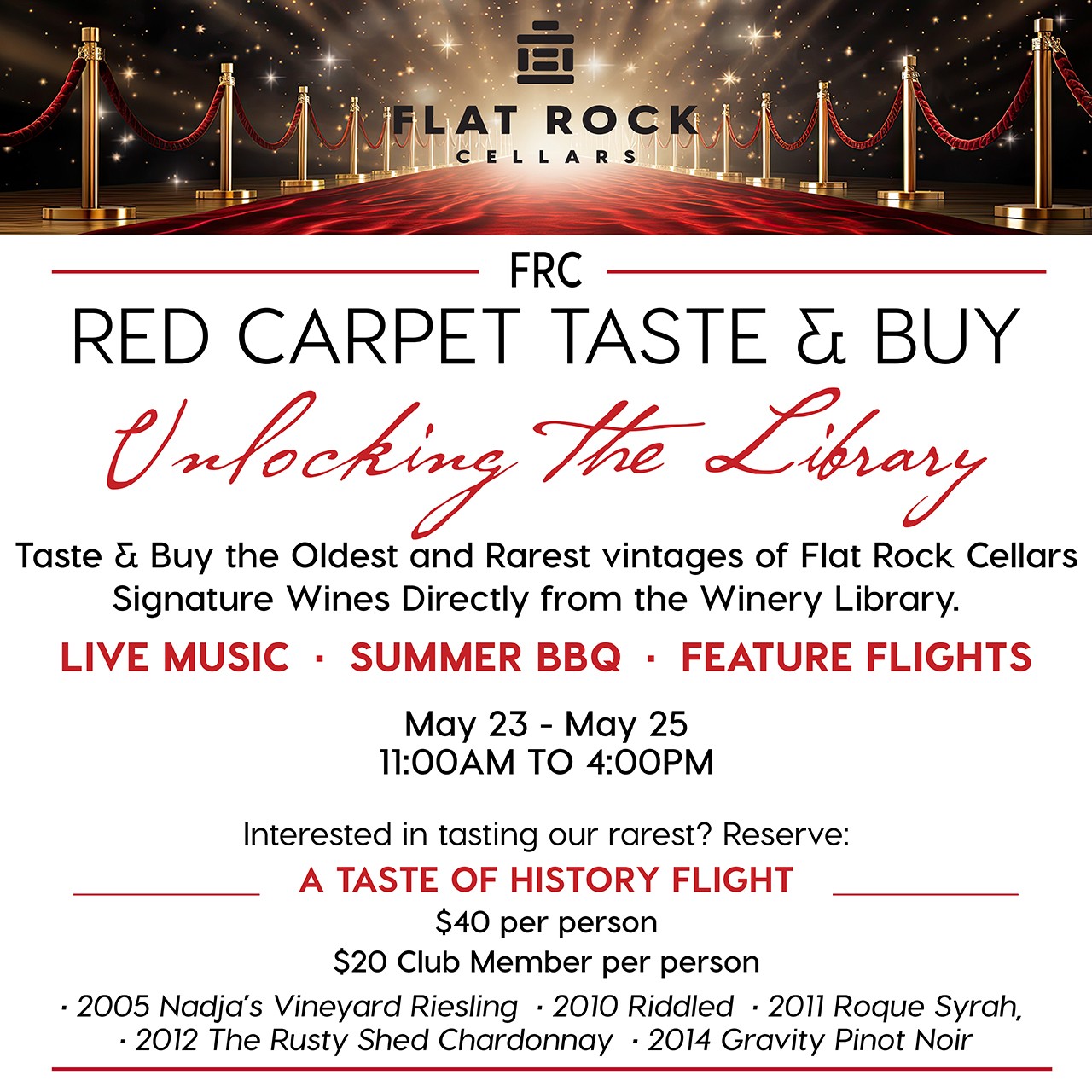 RED CARPET TASTE & BUY